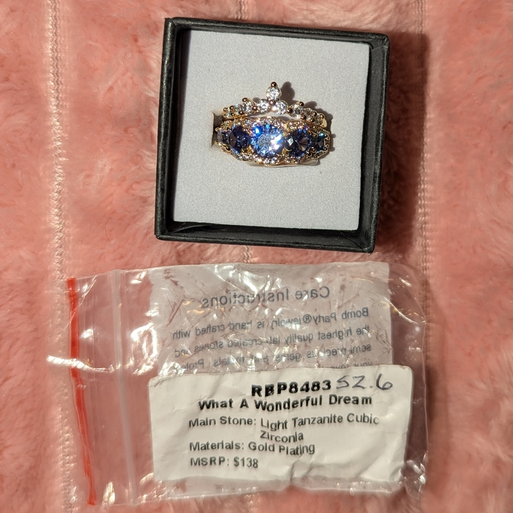 Ring Bomb Party Ring - What a Wonderful Dream - Size 6 - BRAND NEW